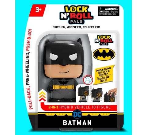 Lockn' Roll DC Batman Figure With Base